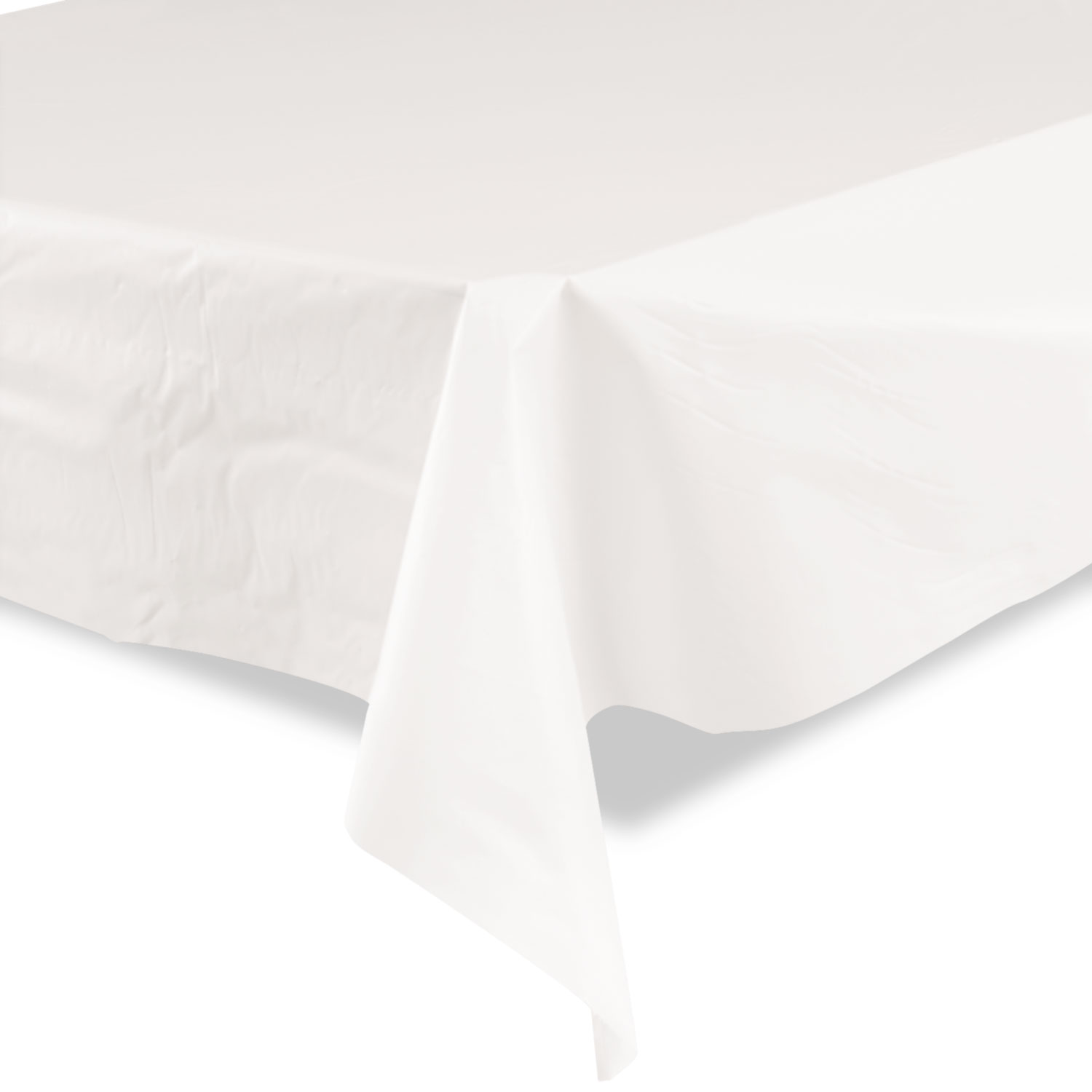 Bio-Degradable Plastic Table Cover, 40 x 300ft, White