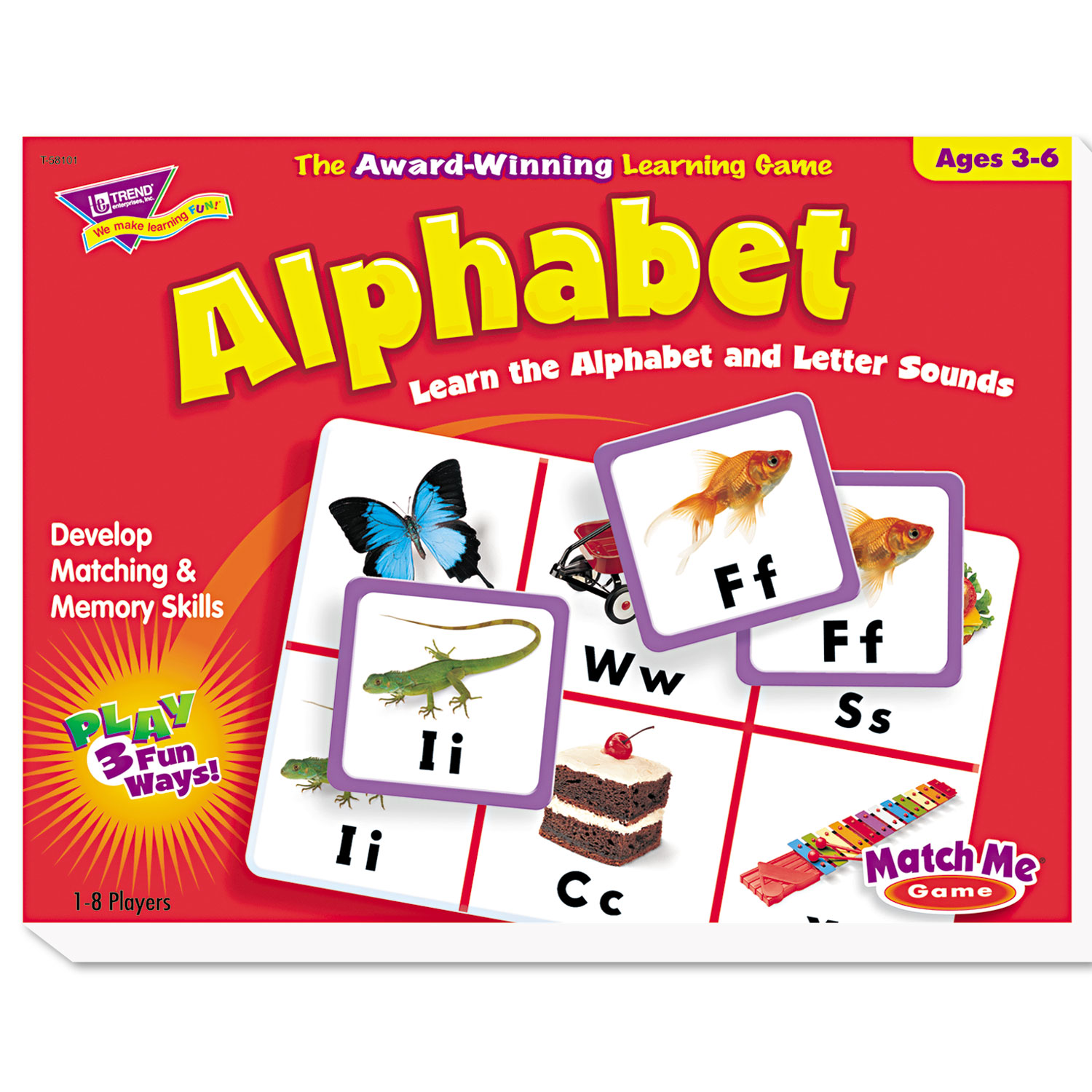 Alphabet Match Me Puzzle Game, Ages 4-7