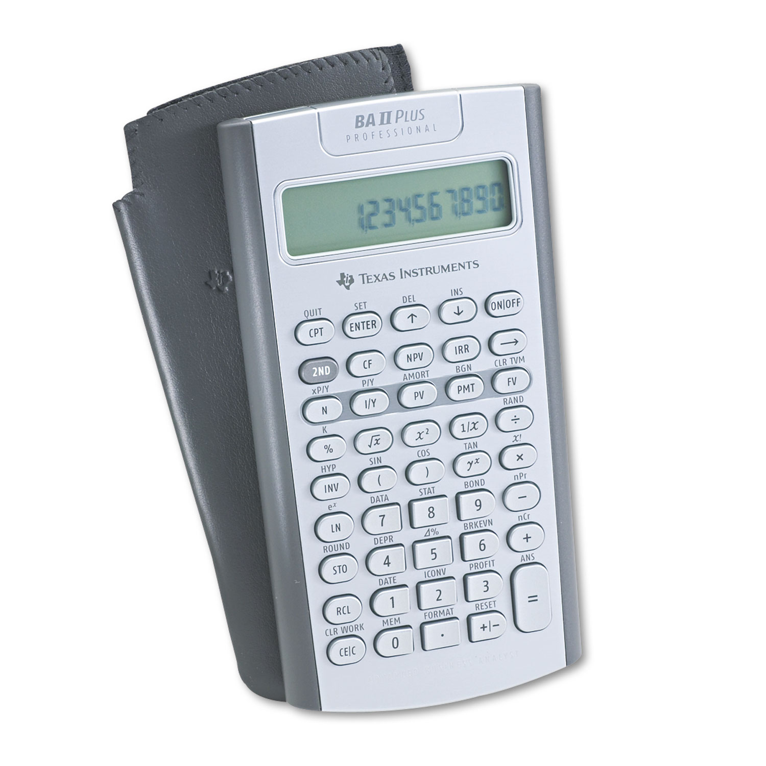  Texas Instruments BA-II PRO BAIIPlus PRO Financial Calculator, 10-Digit LCD (TEXBAIIPLUSPRO) 