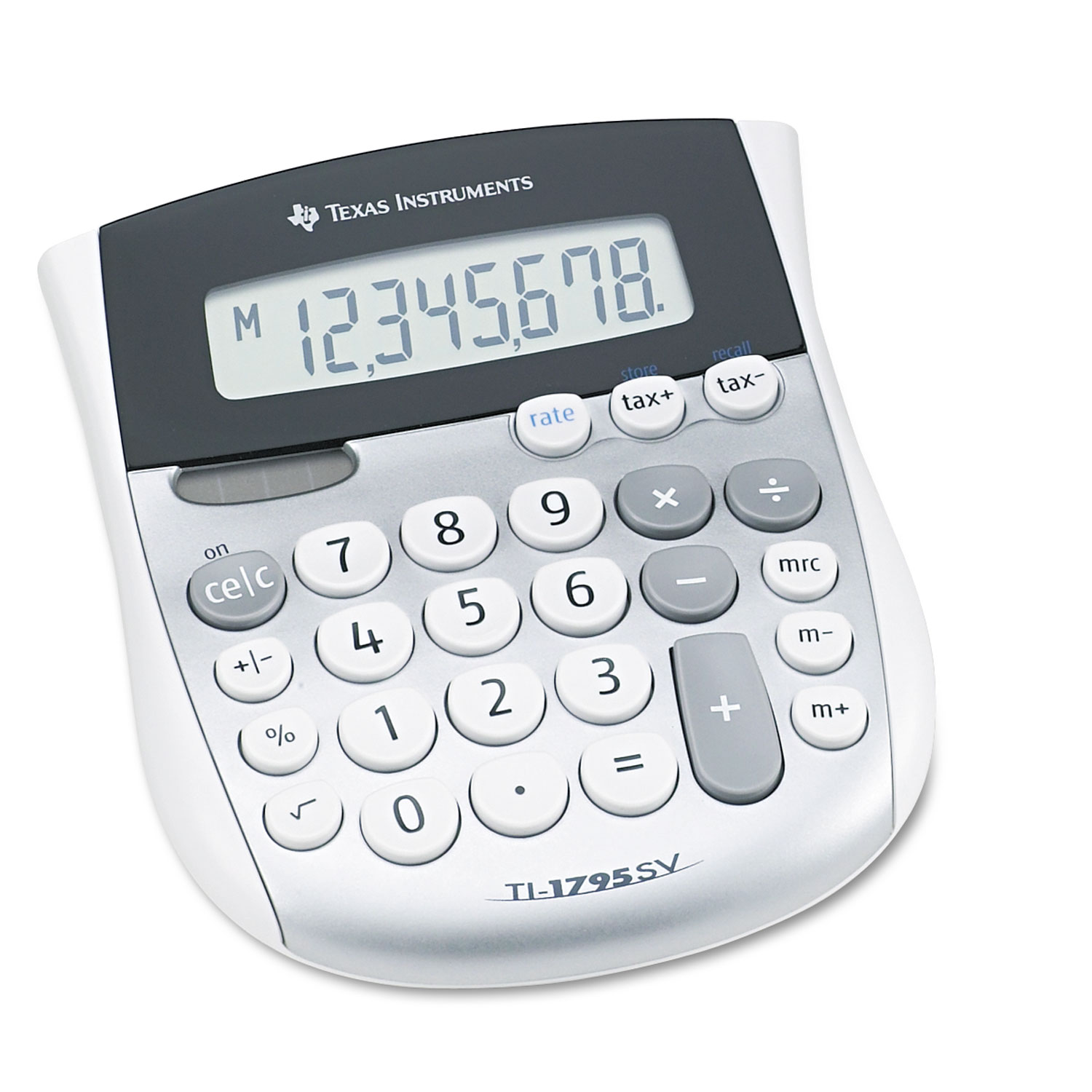  Texas Instruments TI-1795SV TI-1795SV Minidesk Calculator, 8-Digit LCD (TEXTI1795SV) 