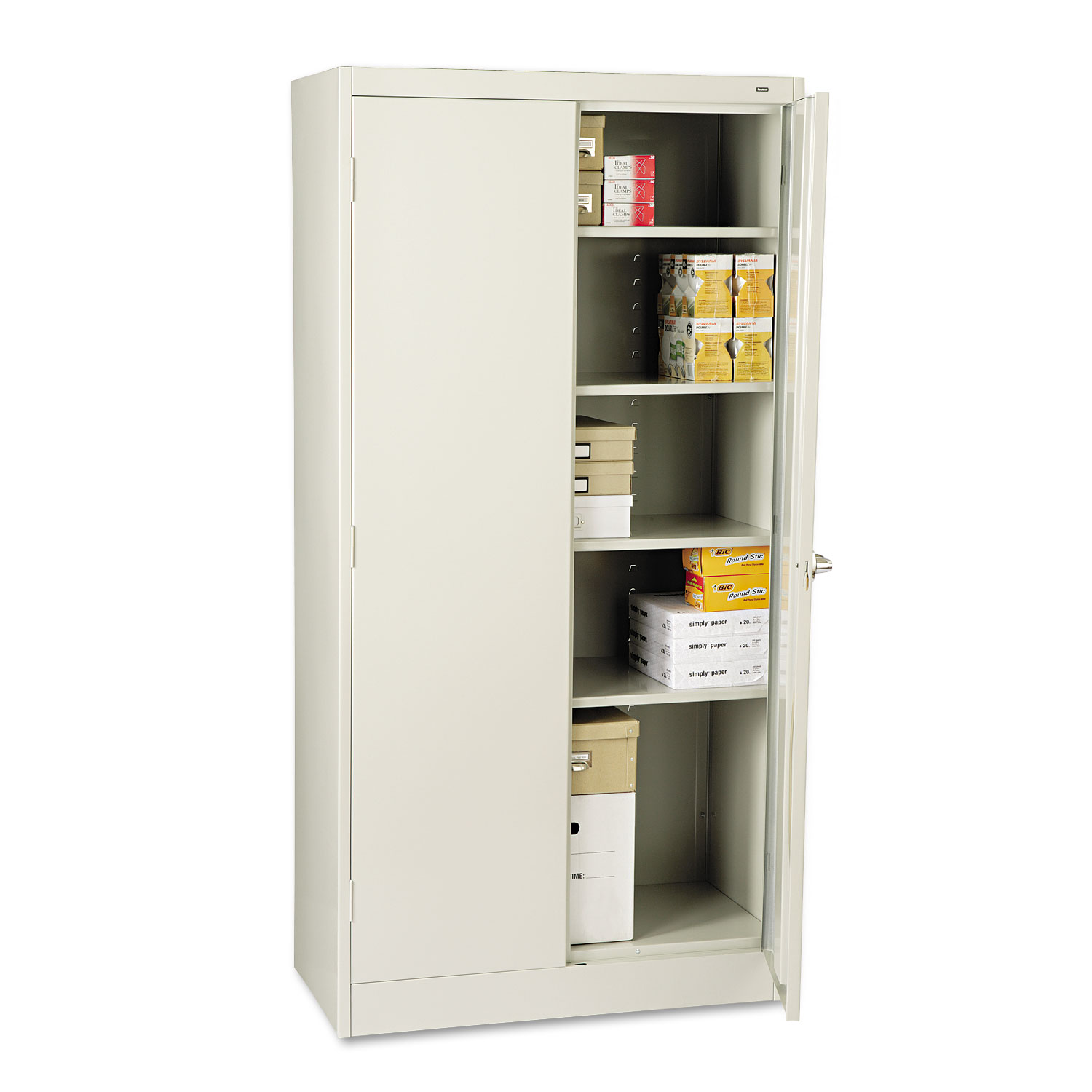  Tennsco 1470LGY 72 High Standard Cabinet, 36w x 18d x 72h, Light Gray (TNN1470LGY) 