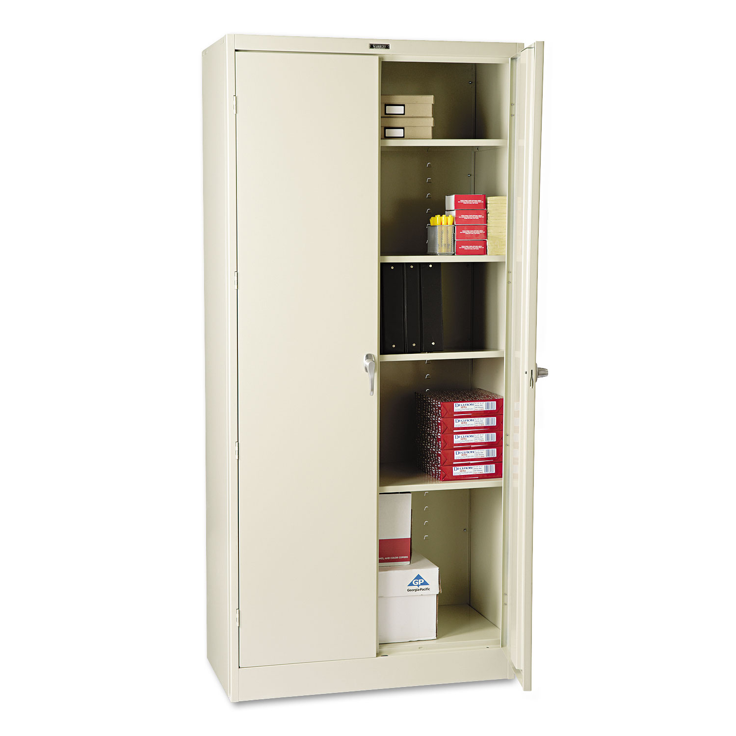 78 High Deluxe Cabinet, 36w x 18d x 78h, Putty