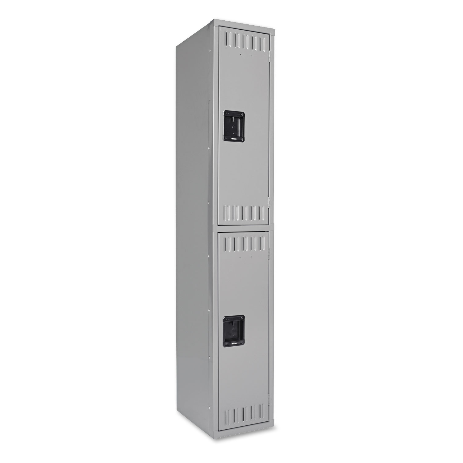  Tennsco DTS121836AMG Double Tier Locker, Single Stack, 12w x 18d x 72h, Medium Gray (TNNDTS121836AMG) 