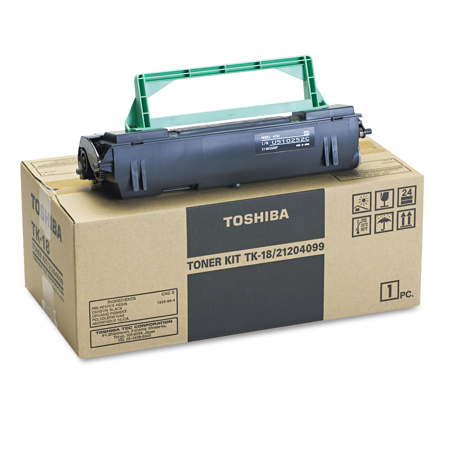 TK18 Toner, 8300 Page-Yield, Black