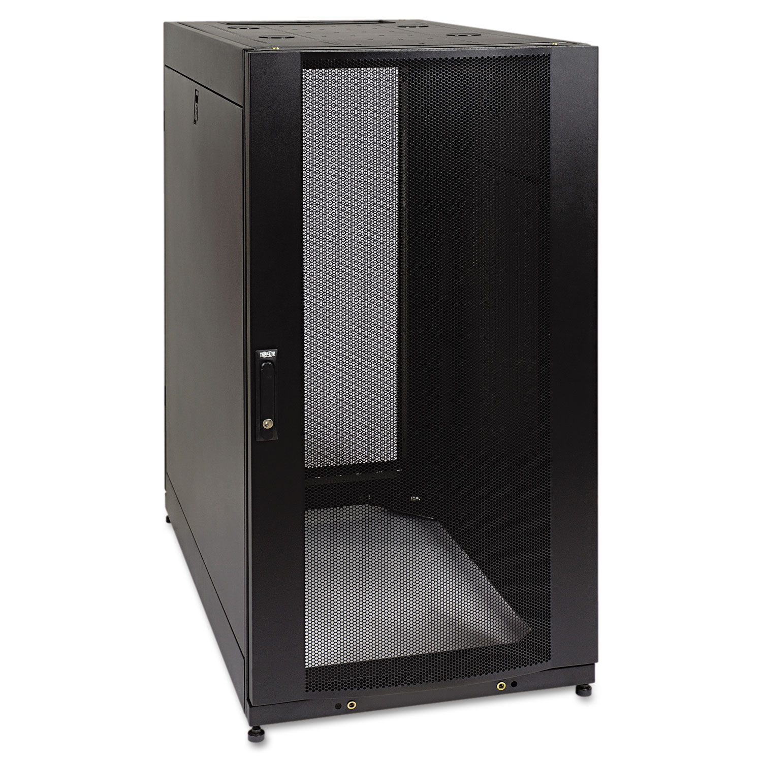  Tripp Lite SR25UB SmartRack Standard-Depth Server Rack Enclosure Cabinet, 25U, 3000 lbs Capacity (TRPSR25UB) 