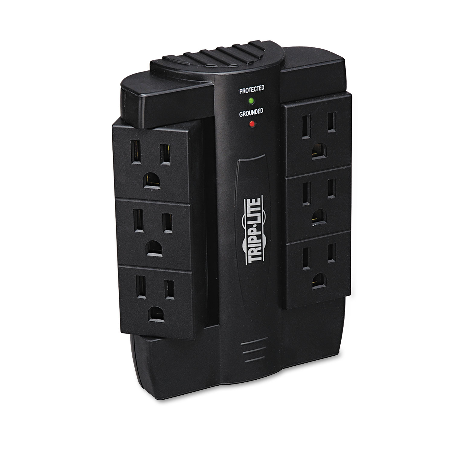  Tripp Lite SWIVEL6 Protect It! Surge Protector, 6 Rotatable Outlets, Direct-Plug In, 1500 Joules (TRPSWIVEL6) 