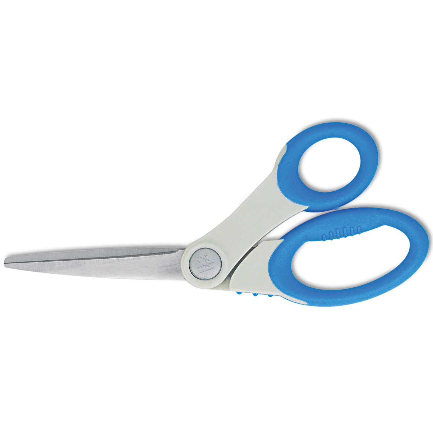  Westcott 14739 Scissors with Antimicrobial Protection, 8 Long, 3.5 Cut Length, Blue Offset Handle (ACM14739) 
