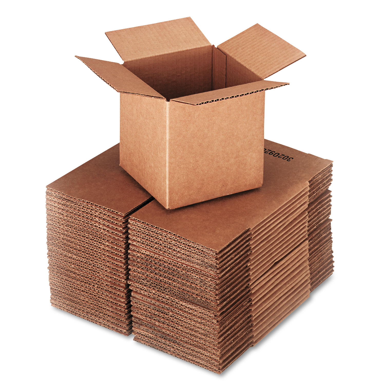 Cubed Fixed-Depth Shipping Boxes, Regular Slotted Container (RSC), 6" x 6" x 6", Brown Kraft, 25/Bundle