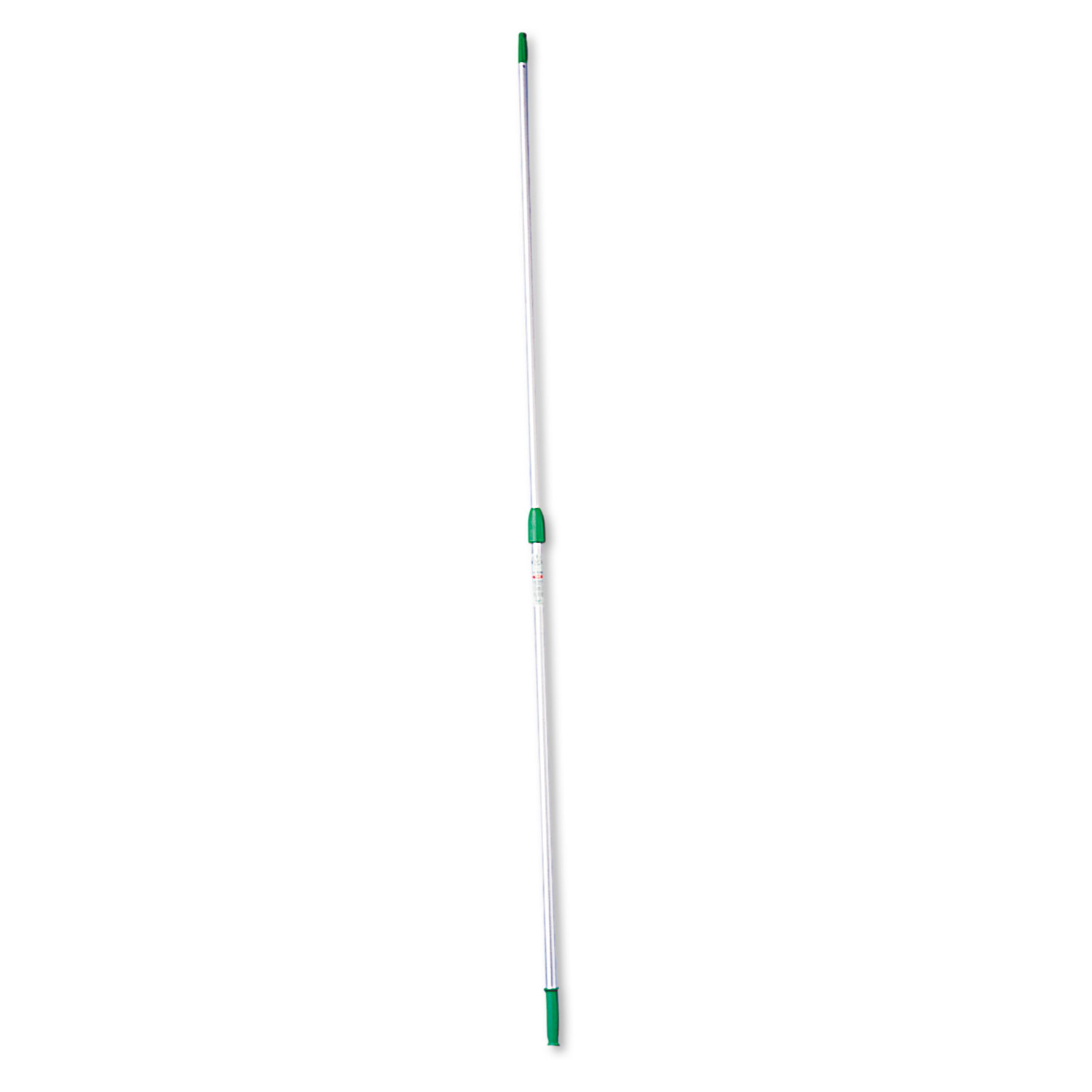  Unger EZ250 Opti-Loc Aluminum Extension Pole, 8ft, Two Sections, Green/Silver (UNGEZ250) 