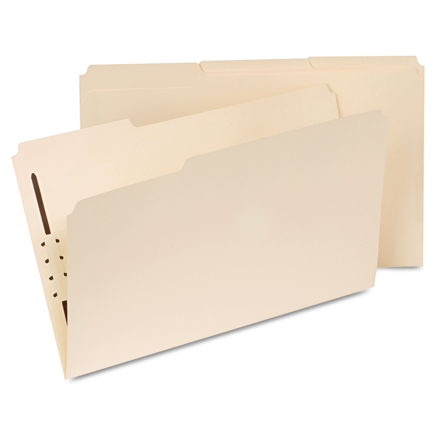  Universal UNV13510 Reinforced Top Tab Folders with One Fastener, 1/3-Cut Tabs, Legal Size, Manila, 50/Box (UNV13510) 
