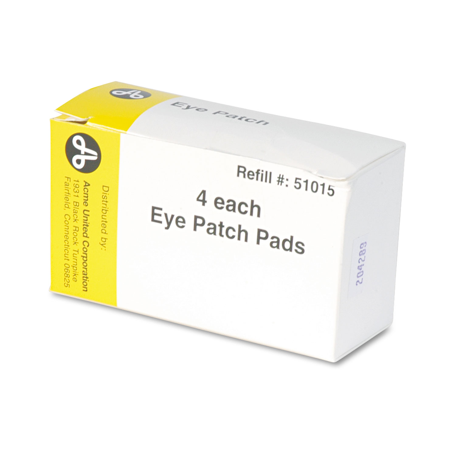 Emergency First Aid Eye Patch, 2 x 3, 4/Box