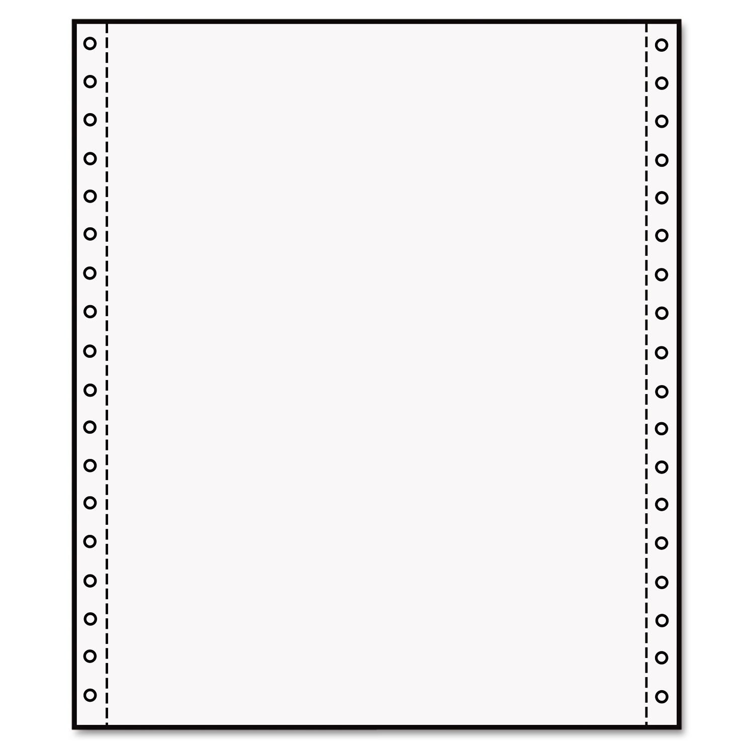 Printout Paper, 2-Part, 15lb, 9.5 x 11, White/Canary, 1, 800/Carton