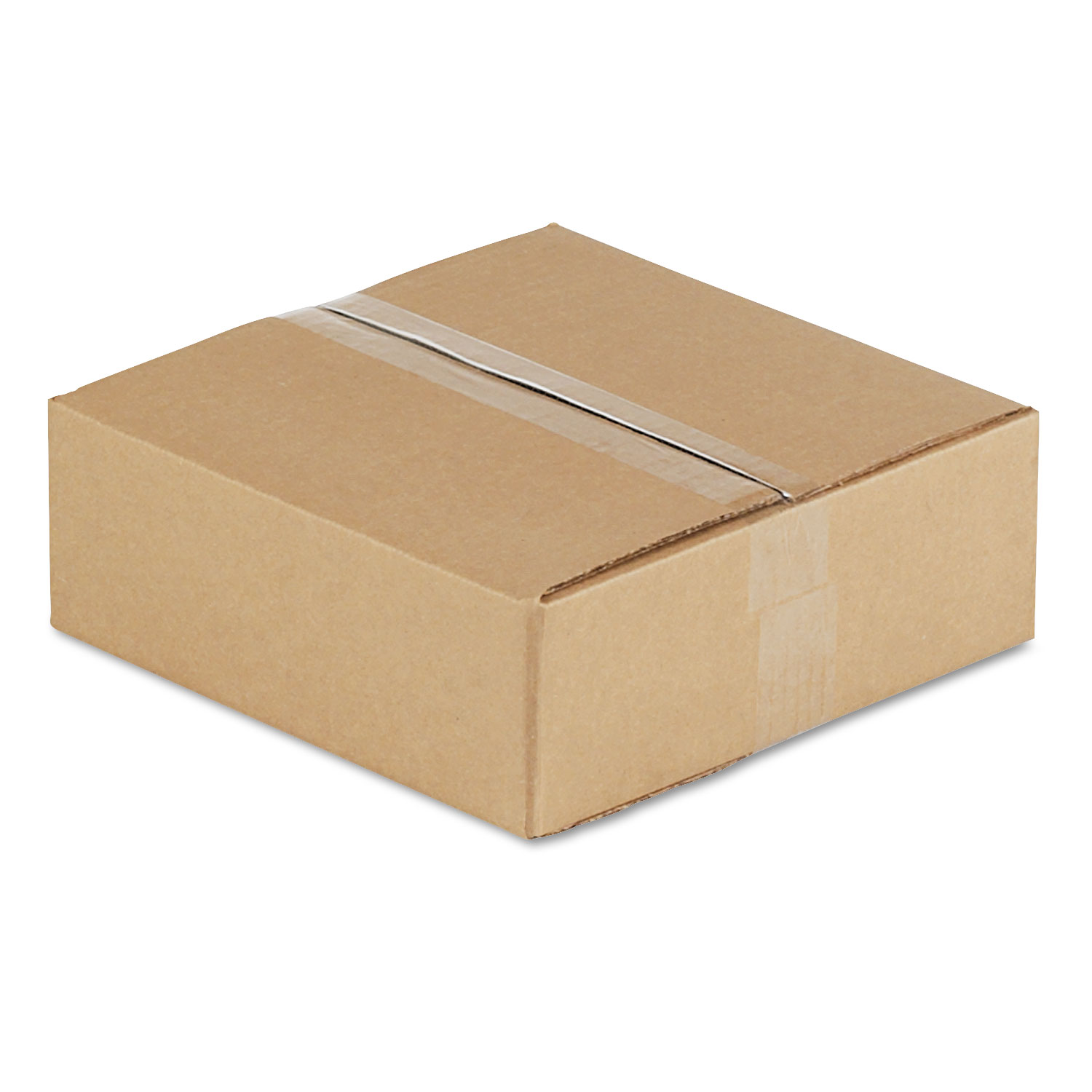 Brown Corrugated - Fixed-Depth Shipping Boxes, 12l x 12w x 4h, 25/Bundle