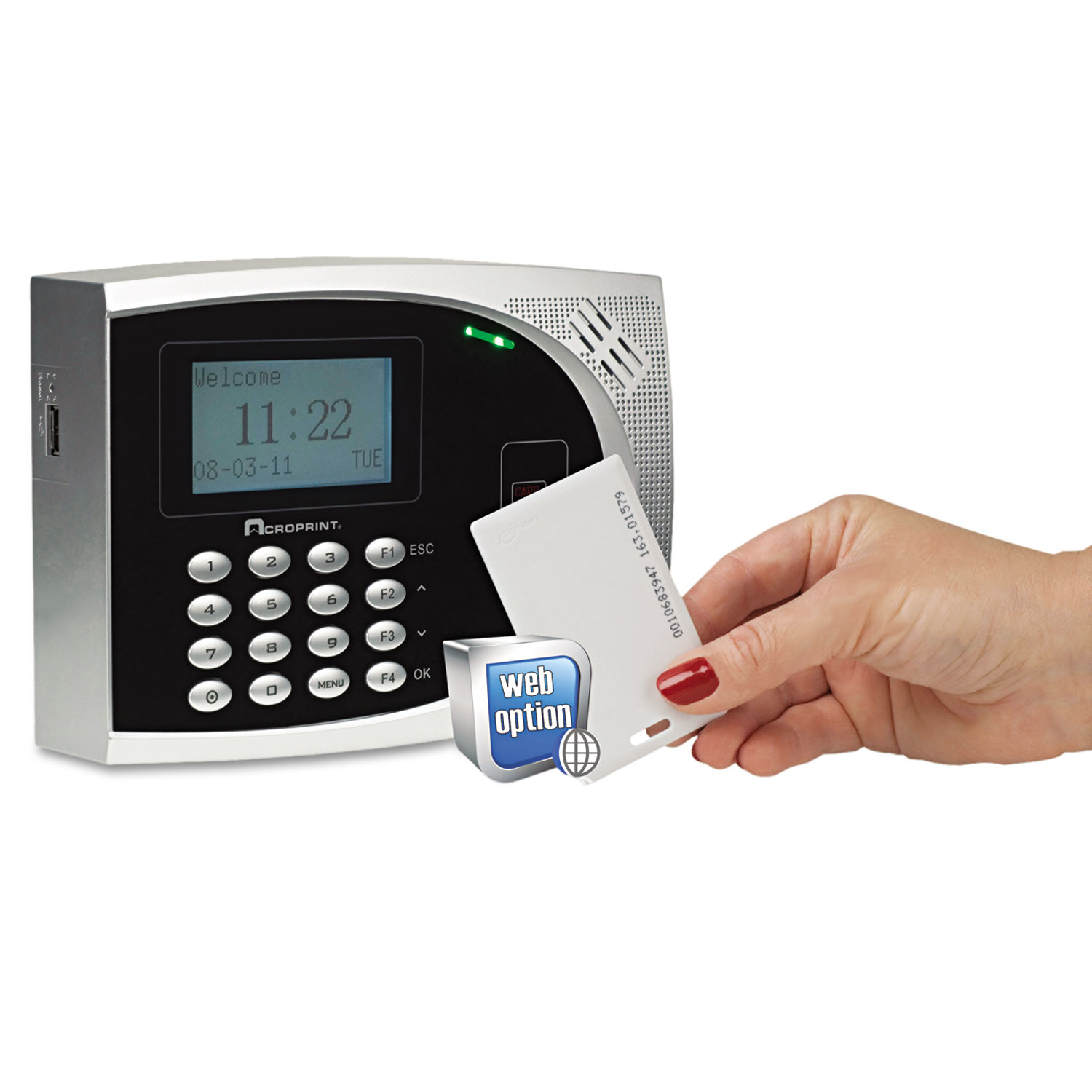 timeQplus Proximity Time and Attendance System, Badges, Automated