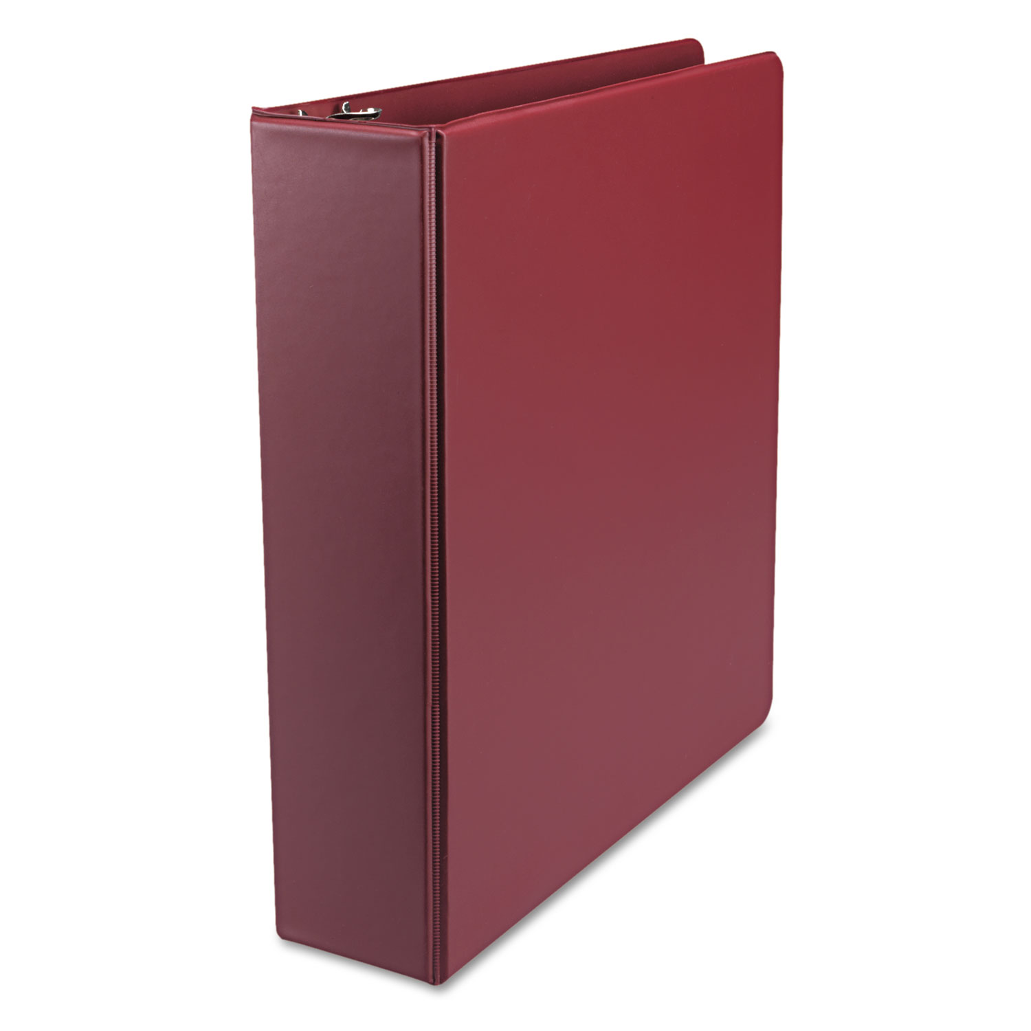 Economy Non-View Round Ring Binder, 2 Capacity, Burgundy