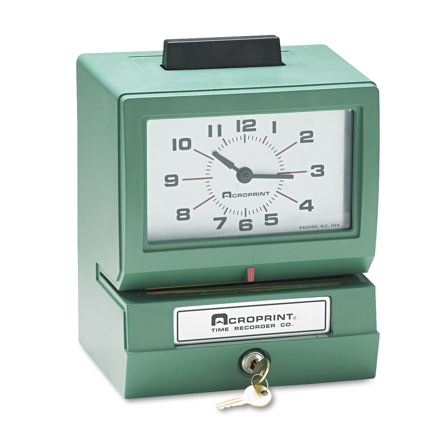 ACP01107040A Acroprint Model 125 Analog Manual Print Time Clock - Zuma