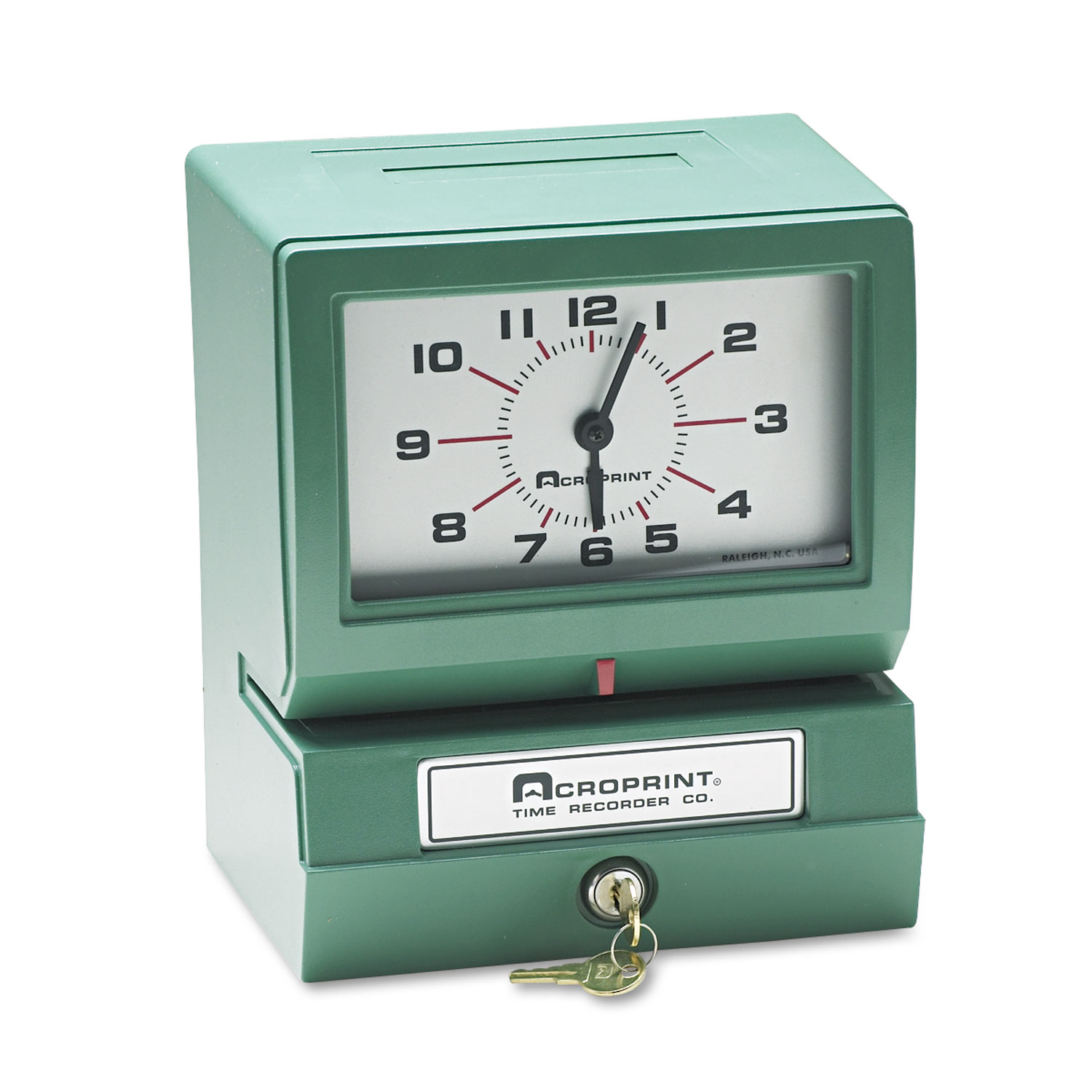 Model 150 Analog Automatic Print Time Clock with Month/Date/1-12 Hours/Minutes