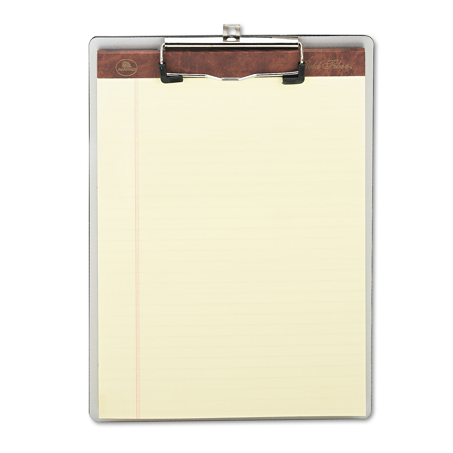 Universal Office Products Universal Hardboard Clipboard, 1 Capacity,  Holds 8 1/2 x 11, Brown, UNV40304
