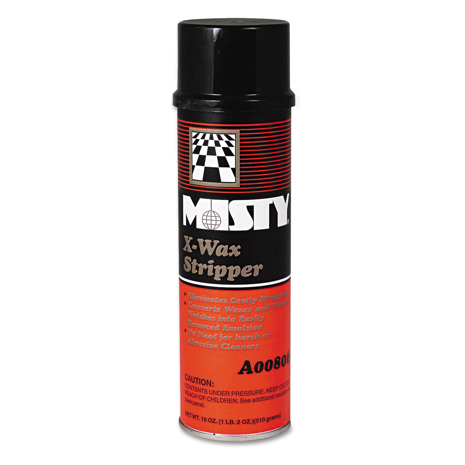  Misty 1033962 X-Wax Floor Stripper, 18oz Aerosol (AMR1033962) 