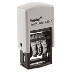 Trodat Econ Micro 5-In-1 Message Stamp, Dater,