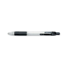 Zebra® Z-Grip Mechanical Pencil, 0.5 mm, HB (#2), Black Lead, Clear/Black Barrel, Dozen