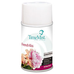 TimeMist® Metered Aerosol Fragrance Dispenser Refills, French Kiss, 6.6oz, 12/Carton