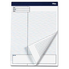 TOPS™ Docket Gold Planning Pad, Legal/Wide, 8 1/2 x 11 3/4, White, 40 Sheets, 4/Pack