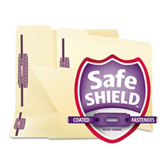 Smead® Manila Fastener Folders with SafeSHIELD® Coated Fasteners