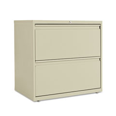 Alera® Two-Drawer Lateral File Cabinet, 30w x 19-1/4d x 28-3/8h, Putty