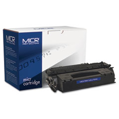 Compatible Q7553X(M) (53XM) High-Yield MICR Toner, 7,000 Page-Yield, Black, Ships in 1-3 Business Days