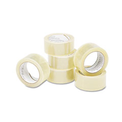 7510015796874, SKILCRAFT Commercial Package Sealing Tape, 3" Core, 2" x 55 yds, Clear, 6/Pack