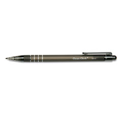 7520014220314, SKILCRAFT Clean Click Ballpoint Pen, Retractable, Medium 1 mm, Black Ink, Black Barrel, Dozen