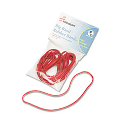 7510015783516, SKILCRAFT Big Band Rubber Bands, Size 117B, Red, 12/Pack