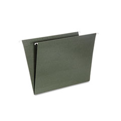 7530013649496, SKILCRAFT Hanging File Folder, Letter Size, Straight Tabs, Green, 25/Box