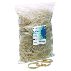 7510010589974, SKILCRAFT Rubber Bands, Size 64, 0.03" Gauge, Beige, 1 lb Box, 400/Pack NSN0589974
