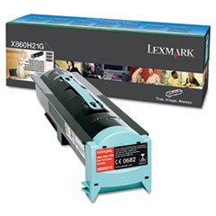 Lexmark™ X860H21G High-Yield Toner, 35,000 Page Yield, Black