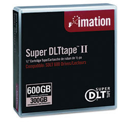 imation® 1/2" Super DLT II Cartridge, 2066ft, 300GB Native/600GB Comp. Cap