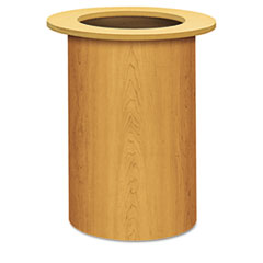 HON® Laminate Cylinder Table Base, 18" Diameter x 28h, Harvest