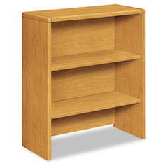 HON® 10700 Series Bookcase Hutch, 32.63w x 14.63d x 37.13h, Harvest