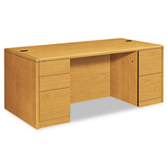 HON® 10700 Series™ Double Pedestal Desk with Full-Height Pedestals