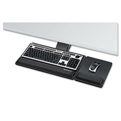 Fellowes® Designer Suites Premium Keyboard Tray, 19w x 10-5/8d, Black