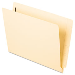 Pendaflex® Laminated Spine End Tab Folder with 1 Fastener, 11 pt Manila, Letter, 50/Box