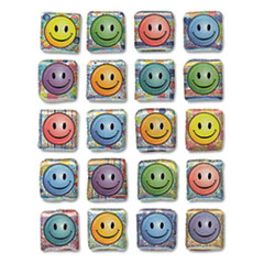 Creativity Street® Creativity Street Peel and Stick Gemstone Stickers, Smiley Face, 20/Pack