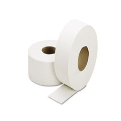 8540015909072, SKILCRAFT Jumbo Roll Toilet Tissue, 1-Ply, White, 3.7" x 2,000 ft, 12/Box