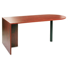 Alera® Alera Valencia Series D-Top Desk, 71" x 35.5" x 29.63", Medium Cherry