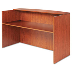 Alera® Alera Valencia Series Reception Desk w/Counter, 71w x 35 1/2d x 42 1/2h,  Cherry