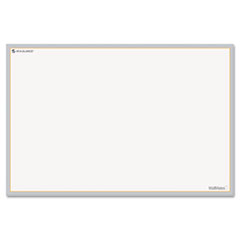 AT-A-GLANCE® WallMates Self-Adhesive Dry Erase Writing/Planning Surface, 36 x 24, White/Gray/Orange Sheets, Undated