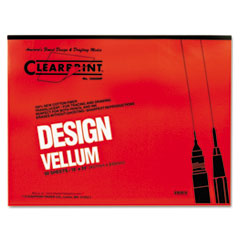 Clearprint® Design Vellum Paper, 16lb, White, 18 x 24, 50 Sheets/Pad