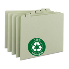Smead® 100% Recycled Daily Top Tab File Guide Set