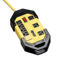 Tripp Lite Power It! Safety Power Strip with GFCI Plug, 8 Outlets, 12 ft Cord, Yellow/Black